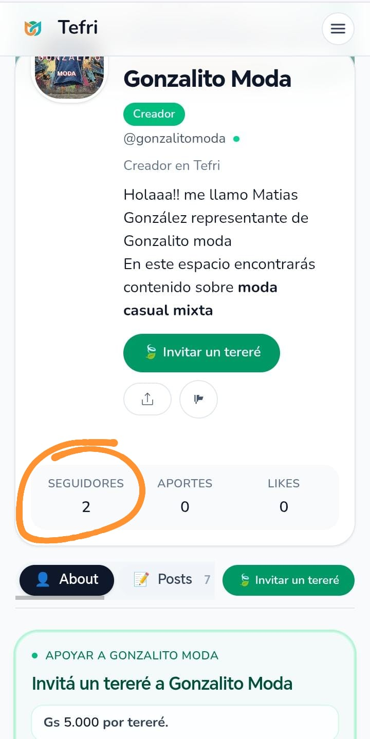 Mi segundo Seguidor 😝