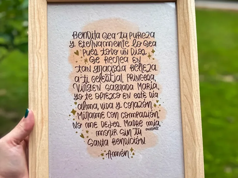 Imagen de Cuadro Bendita