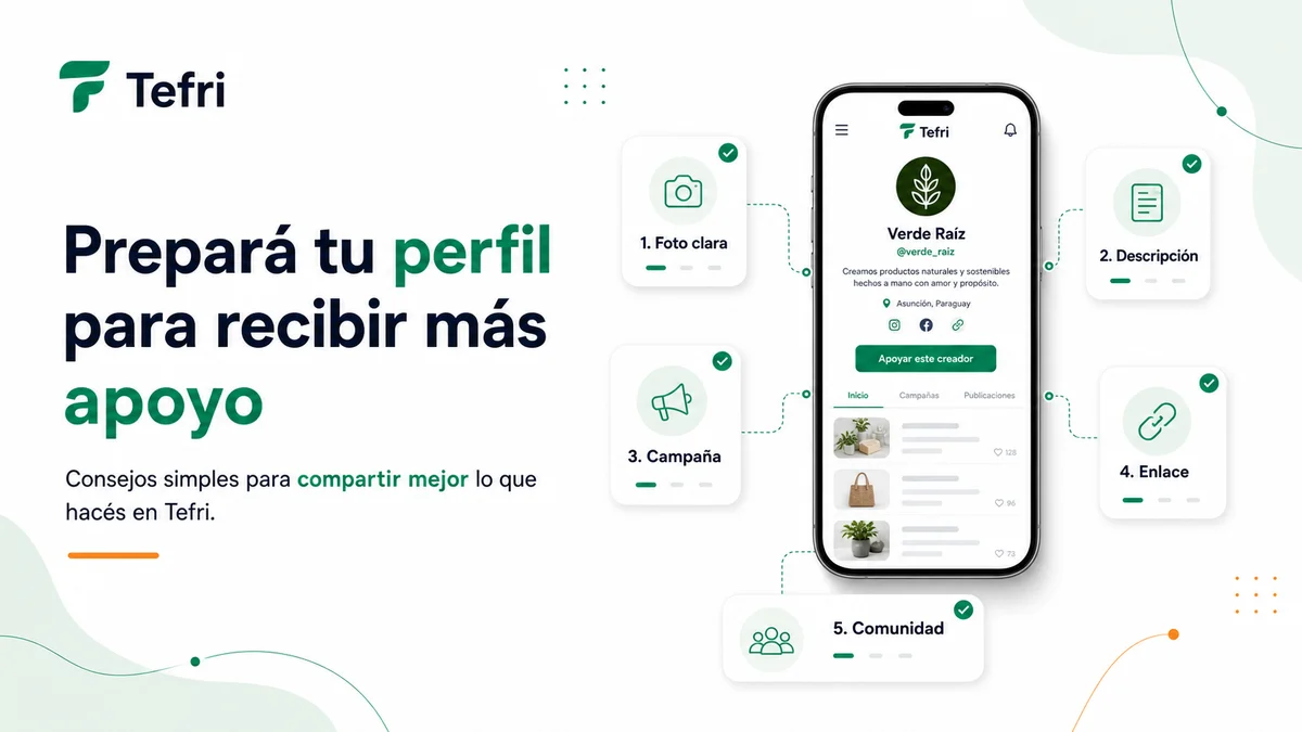 Cómo preparar tu perfil de Tefri
